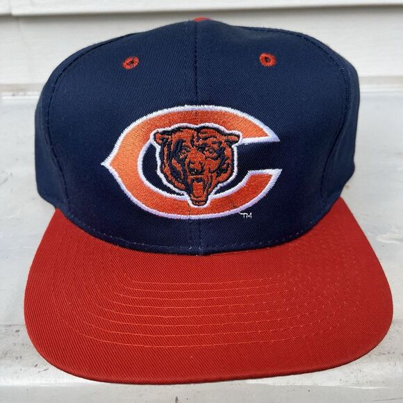 Vintage Chicago Bears Snapback‎ Hat Embroidered Logo 7 Team NFL - Picture 1 of 8